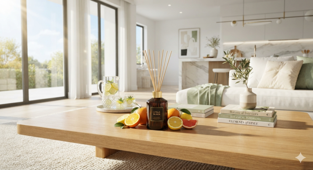 Citrus Bloom Reed Diffuser citrus diffuser (2)