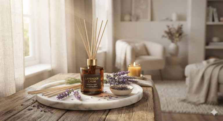 Home lavender reed diffuser
